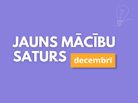 Uzdevumi.lv mācību satura jaunumi decembrī (2025)