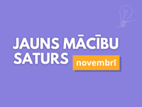 Uzdevumi.lv mācību satura jaunumi novembrī (2025)